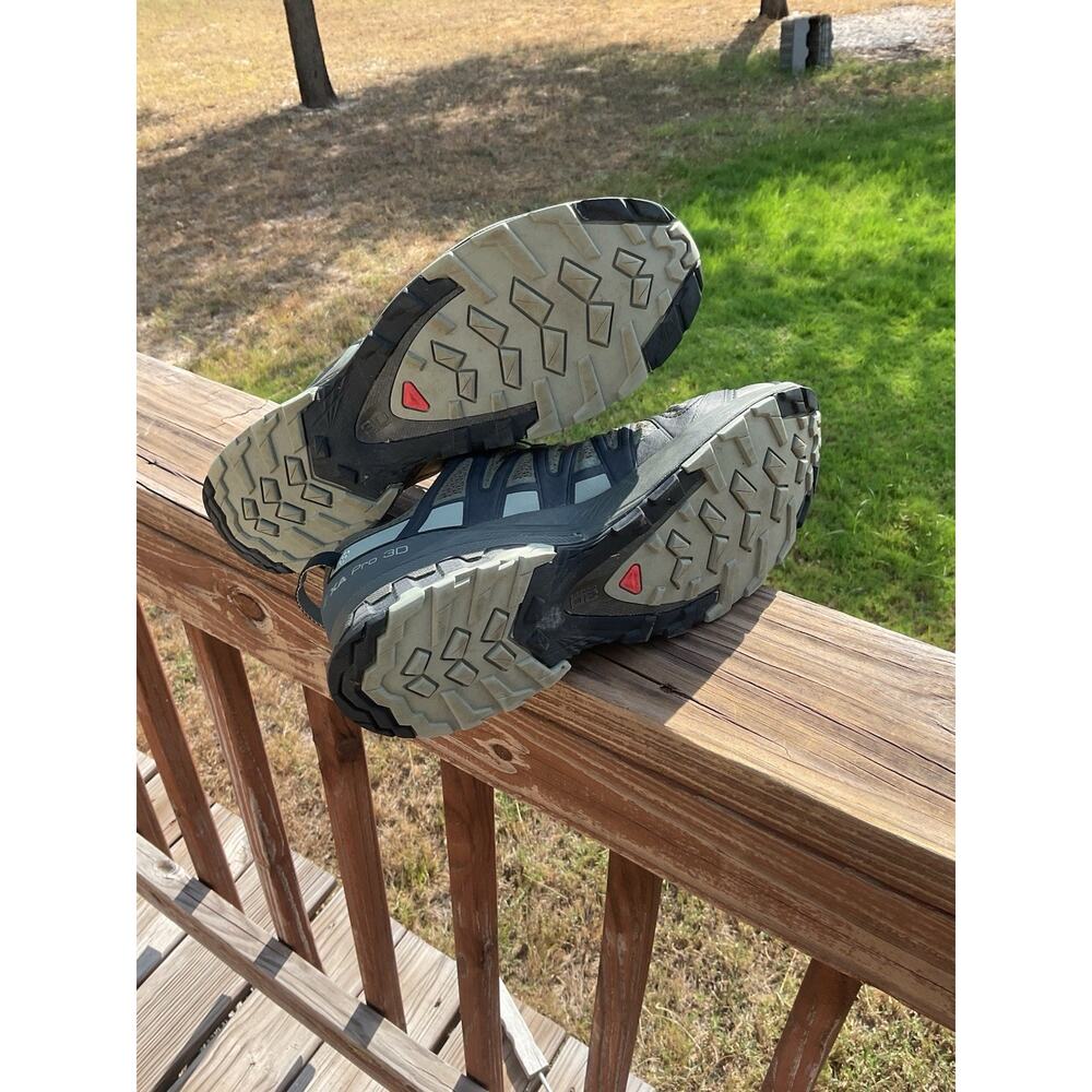 Salomon Men’s Trail Running Shoes XA PRO 3D Size 12.5 Ortholite Green - Picture 12 of 16
